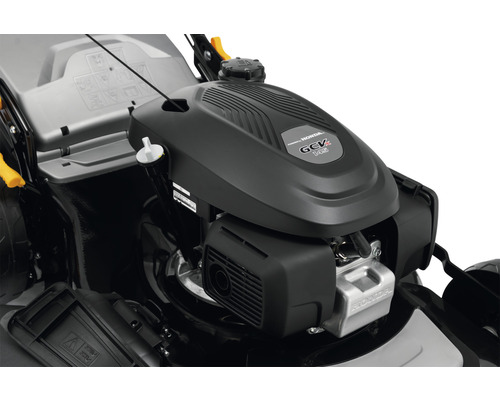 Detailaufnahme des Honda Rasenmähermotors