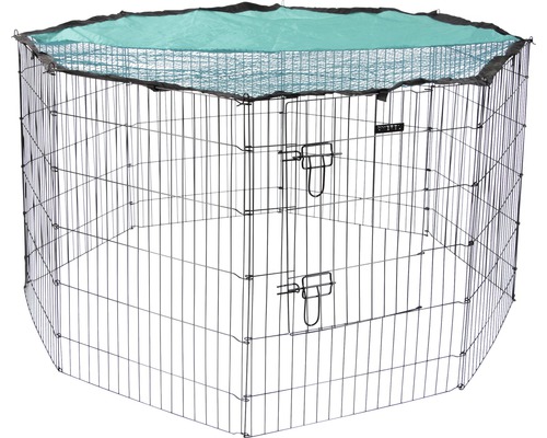 Freilaufgehege für Haustiere mit Abdeckung