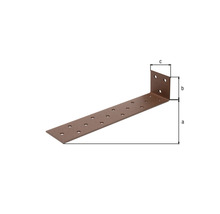 Flachstahl-Betonanker 205x40x40 rostbraun 1 Stück