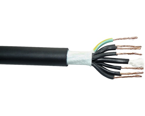 Mehradriges Kabel mit Innenleben aus Kupferlitzen