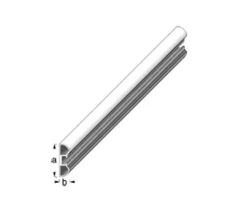Aluminiumprofil mit Abmessungen