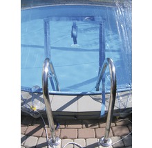 Pool Abdeckung Planet Pool Cabrio Dome transparent für schmalen Handlauf Ø 450 cm-thumb-7