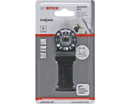 Bosch AIZ 32 EPC HCS Tauchsägeblatt für Holz in Verpackung