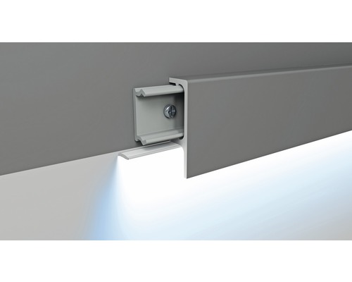 LED-Sockelleiste zur indirekten Beleuchtung an der Wand