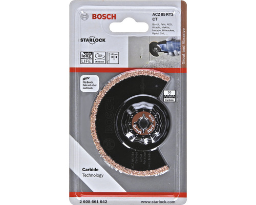 Bosch ACZ 85 RT3 CT Multifunktionswerkzeug Sägeblatt in Verpackung