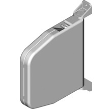 ARON Vorbaurollladen PVC grau 650 x 1165 mm Kasten Aluminium RAL 7016 anthrazitgrau Gurtzug Links-thumb-2
