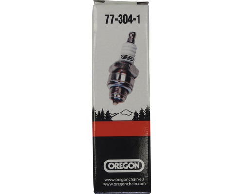 Oregon Zündkerze auf Verpackung