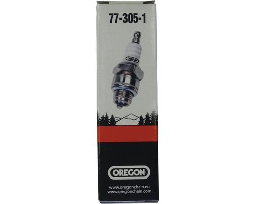 Oregon Zündkerze auf Verpackung