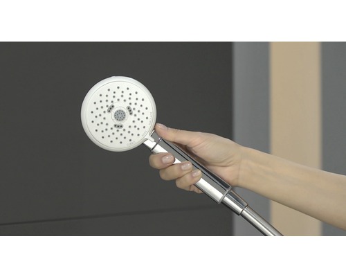 Handbrause aus Kunststoff und Metall