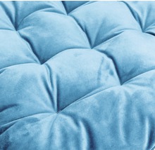 Sitzkissen Velvet blau 40x40x7 cm