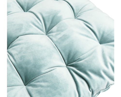 Gepolstertes Sitzkissen mit quadratischem Muster