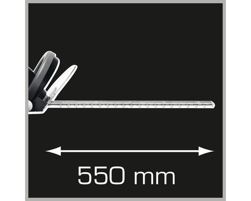 Heckenschere mit 550 mm Schnittlänge