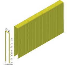Drahtklammern mit den Maßen 1,4 mal 1,65 Millimeter und 11,2 Millimeter