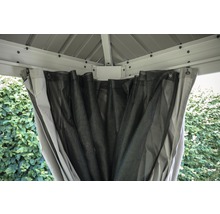 Pavillon SOJAG Messina 12x16 inkl. Moskitonetz 473 x 353 cm champagner