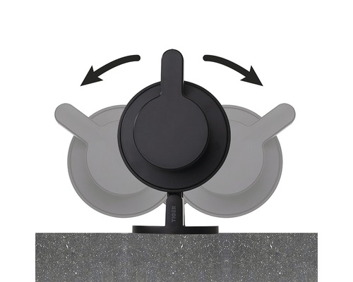 Schwenkbarer Tiger Handtuchhalter zur Wandmontage