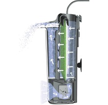 Aquarienfilter mit Wasserfluss-Illustration