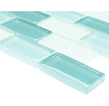 Mosaikfliesen aus Glas im rechteckigen Format