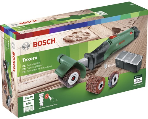 Bosch Texoro Schleifroller in Verpackung