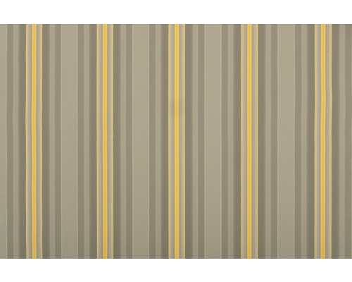 Tapete mit Streifenmuster in Grau und Gelb