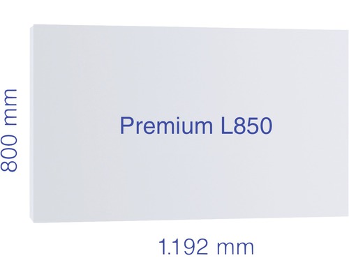 Premium L850 Platte mit den Maßen 800 x 1192 Millimeter
