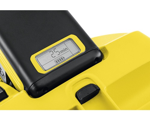 Akkupack mit Anzeige der Restlaufzeit