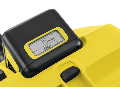 Akkubetriebener Reiniger mit Akkuanzeige