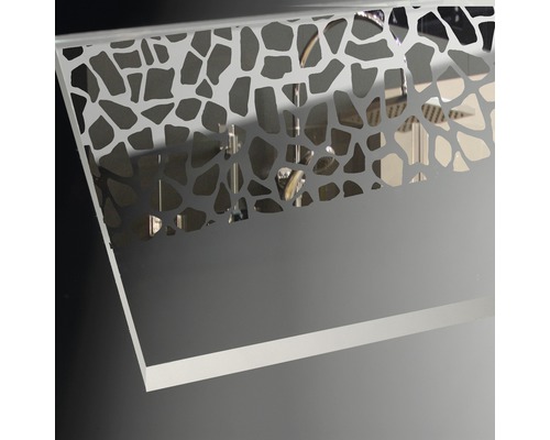 Dekorglas mit ornamentaler Musterung