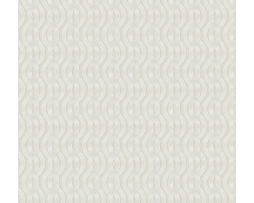Tapete mit wellenförmigem Kettenmuster