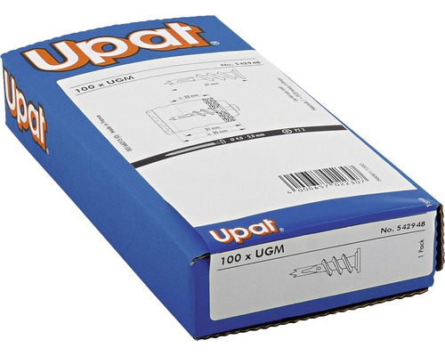 Packung mit 100 Universalspreizdübeln