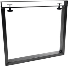 Tischgestell aus Metall mit Befestigungselementen