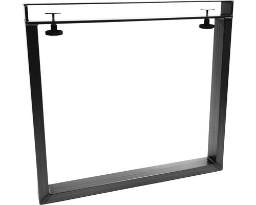 Tischgestell aus Metall mit Befestigungselementen