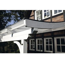 Terrassenüberdachung SKAN HOLZ Verona 541x339 cm weiß