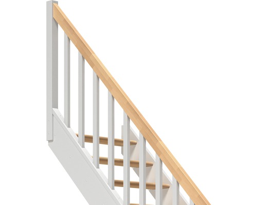 Treppengeländer aus Holz mit Geländerstäben