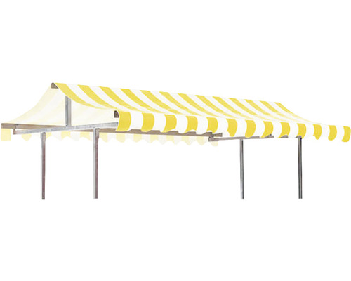 Festzelt mit gestreiftem Dach für den Außenbereich