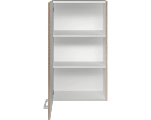 Offener Wandschrank mit drei Regalböden