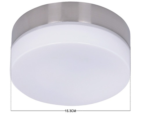 Runde Deckenleuchte mit 15,3 Zentimeter Durchmesser