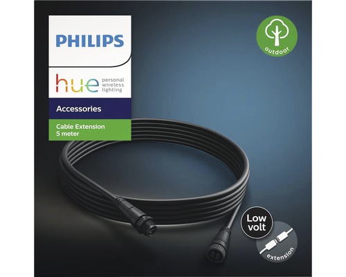 Philips Hue Kabelverlängerung für den Außenbereich, 5 Meter