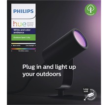 Philips hue LED Spot 1er White & Color Ambiance 8W 600 lm 2000-6500 K Lily Basis Set schwarz - Kompatibel mit SMART HOME by hornbach-thumb-4