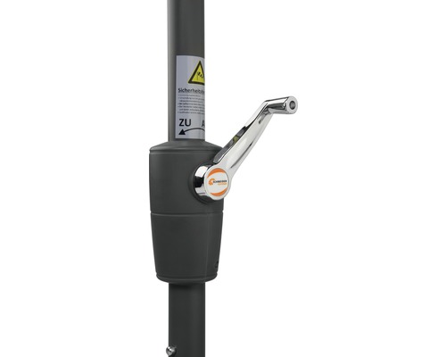 Kurbelmechanismus eines Sonnenschirms