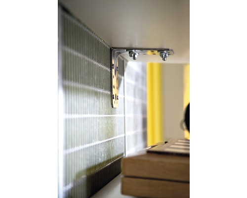 Metallwinkel zur Befestigung eines Regals