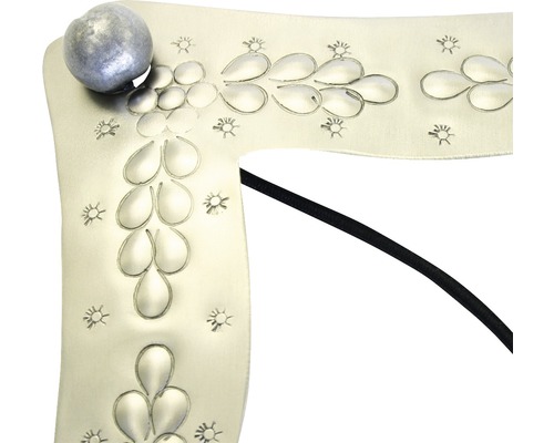 Dekorativer Haarreif mit Kugel und Muster