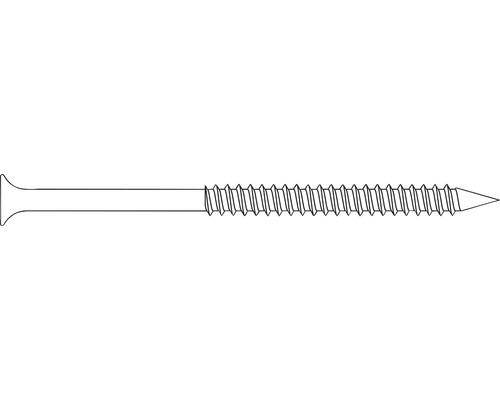 Schraube mit Senkkopf und Gewinde