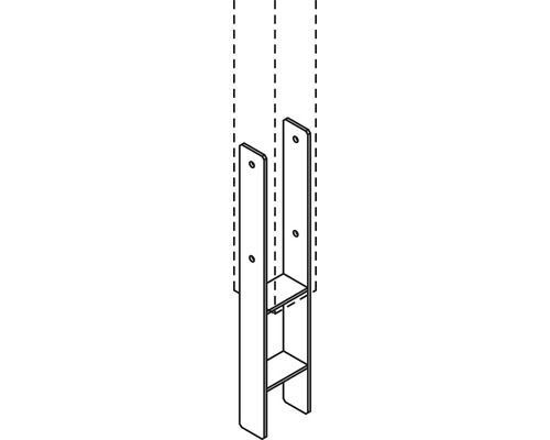 Pfostenverbinder für Zaunbau