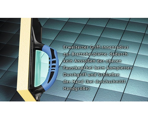 Fliesenlegerwerkzeug mit Griff für komfortable Handhabung