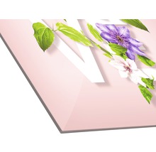 Dekorplatte mit Blumenmuster