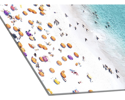 Dekorative Strand Fotografie auf einer Platte