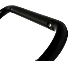 Papierrollenhalter schwarz Stahl für max. 40 cm Rolle