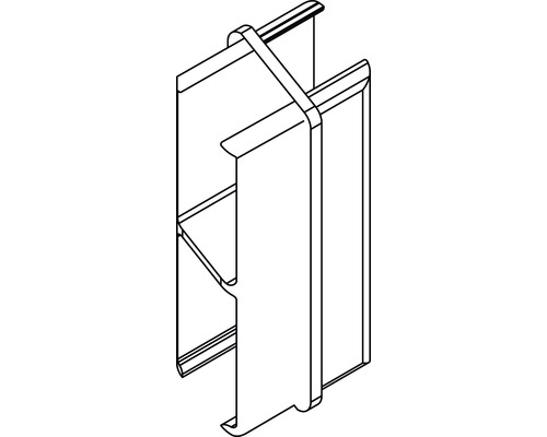 Kunststoff-Verbindungsstück für Bauplatten