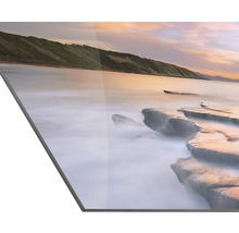 Dekorplatte mit Küstenmotiv