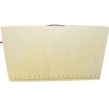 Tapeziertisch / Flohmarkttisch mit Holzplatte 2,94 x 0,59 m-thumb-5